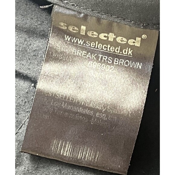 Selected Men’s Vintage Brown Corduroy Pants 33X31 Break TRS Straight 90’s Y2K - Picture 6 of 9